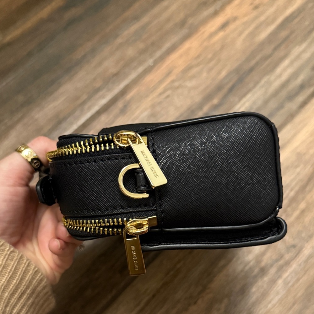 Michael Kors Black and Gold Wristlet - Picture 7 of 7